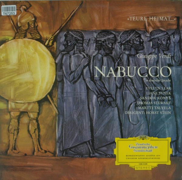 Giuseppe Verdi - Evelyn Lear, Liane Synek, : Nabucco