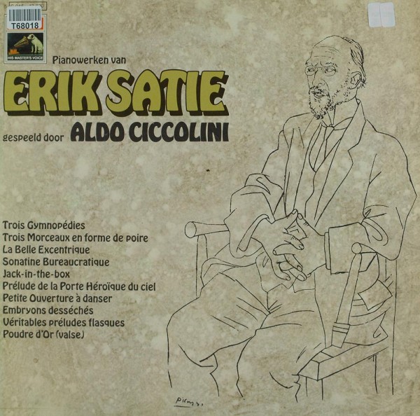Erik Satie - Aldo Ciccolini: Pianowerken Van Erik Satie Gespeeld Door Aldo Ciccolini