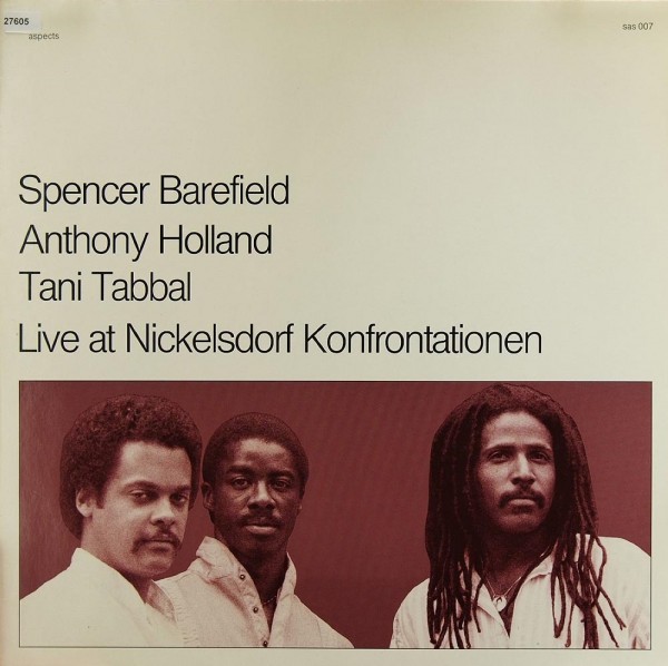 Barefield / Holland / Tabbal: Live at Nickelsdorf - Konfrontationen