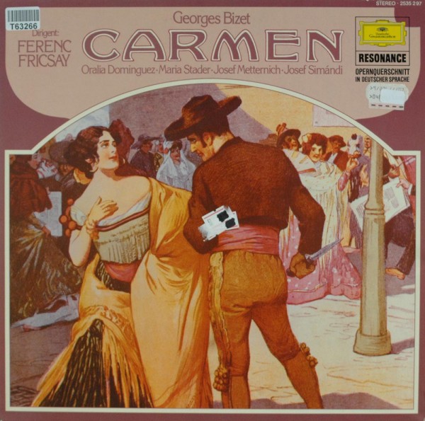 Georges Bizet, Ferenc Fricsay: Carmen (Opernquerschnitt In Deutscher Sprache)