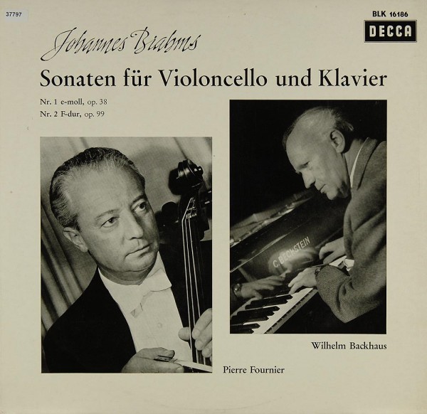 Brahms: Sonaten für Violoncello &amp; Klavier