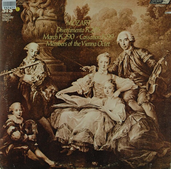Wolfgang Amadeus Mozart / Mitglieder Des Wiener Oktetts: Divertimento K.205 &amp; March K.290~Cassation