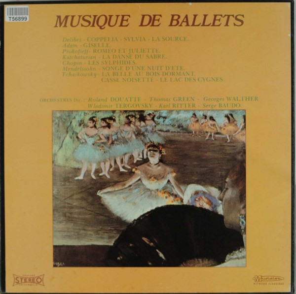 George Walter, Orchestre Des Concerts De Paris, The London Symphony Orchestra: Musique De Ballets