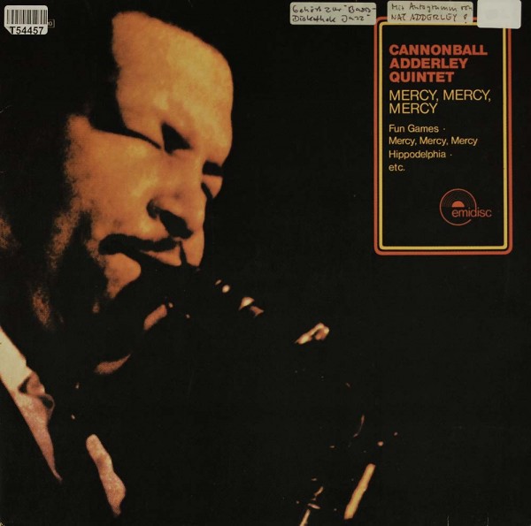 The Cannonball Adderley Quintet: Mercy, Mercy, Mercy (&quot;Live At The Club&quot;)