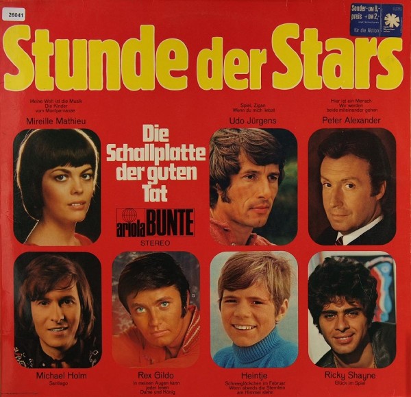 Various: Stunde der Stars - Die Schallplatte der guten Tat