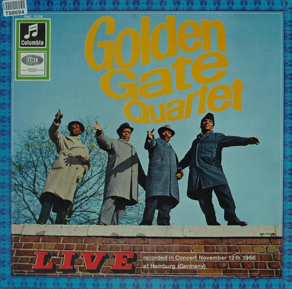 The Golden Gate Quartet: Live Recorded In Concert November 12th 1966 At Hamburg (