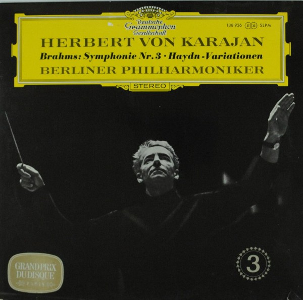 Johannes Brahms, Herbert von Karajan, Berliner Philharmoniker: Symphonie Nr. 3 • Haydn-Variationen