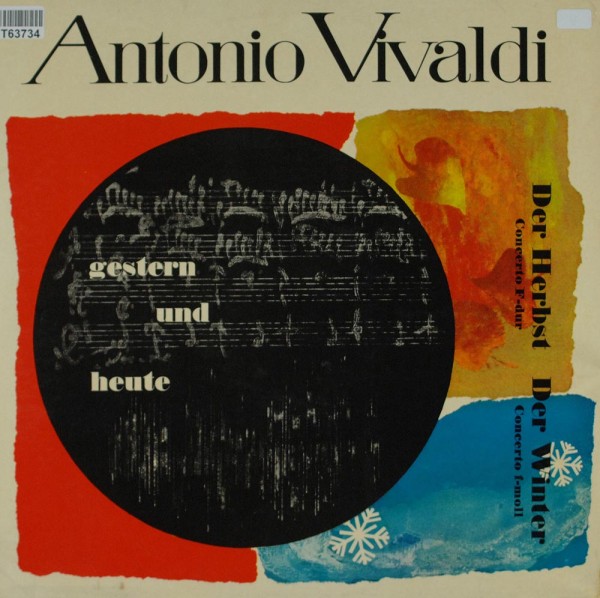 Antonio Vivaldi, Jaap Schröder, Günter Noris: Antonio Vivaldi - Gestern Und Heute - Der Herbst &amp; Der