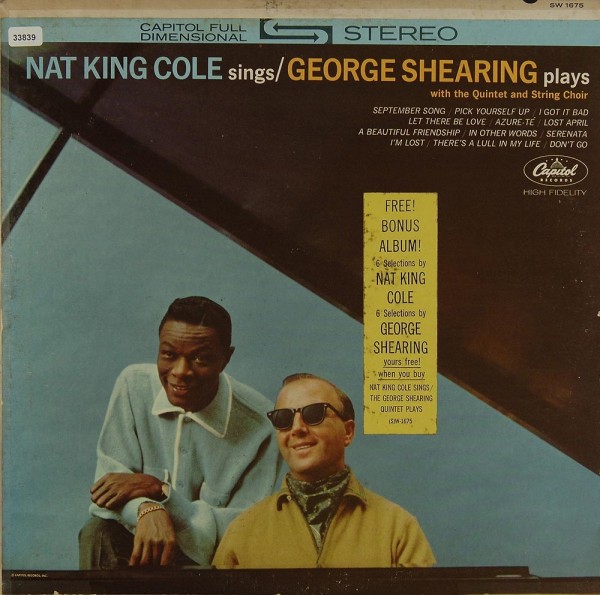 Cole, Nat King / Shearing, George: Nat King Cole sings / George Shearing plays