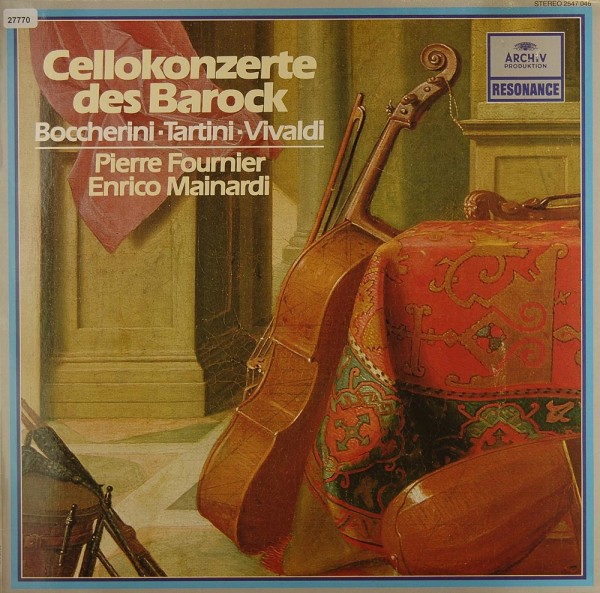 Boccherini / Tartini / Vivaldi: Cellokonzerte des Barock