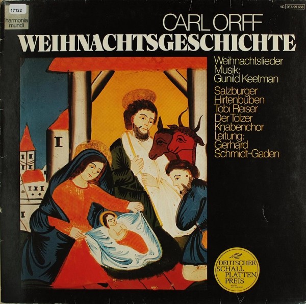 Orff, Carl: Weihnachtsgeschichte / Weihnachtslieder