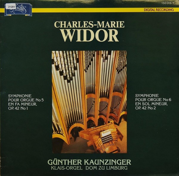 Widor: Symphonies pour Orgue Nos. 5 &amp; 6 op.42 No. 1 &amp; 2