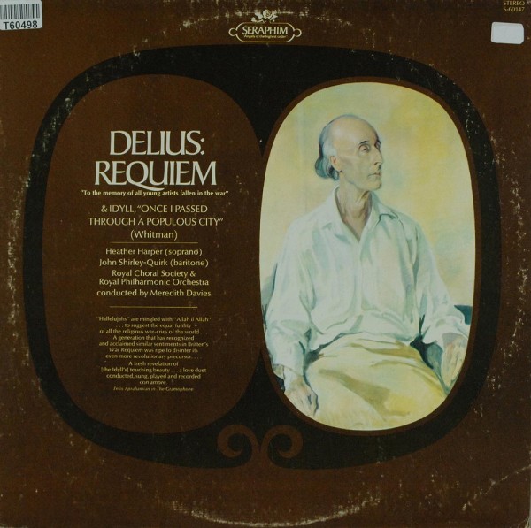 Frederick Delius, Heather Harper, John Shirley-Quirk, The Royal Choral Society &amp; The Royal Philharmo