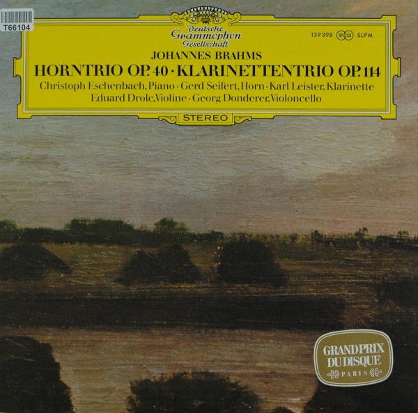 Johannes Brahms - Christoph Eschenbach ∙ Ge: Horntrio Op.40 • Klarinettentrio Op.114