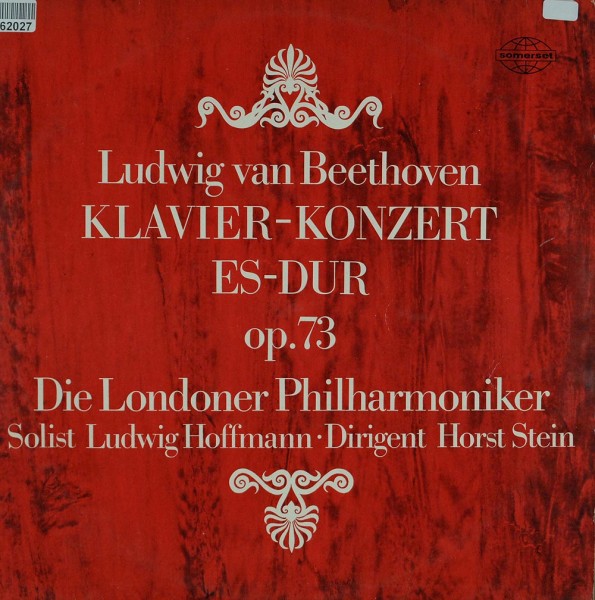 Ludwig Van Beethoven : Ludwig Hoffmann, The London Philharmonic Orchestra: Klavier-Konzert Es-Dur, N
