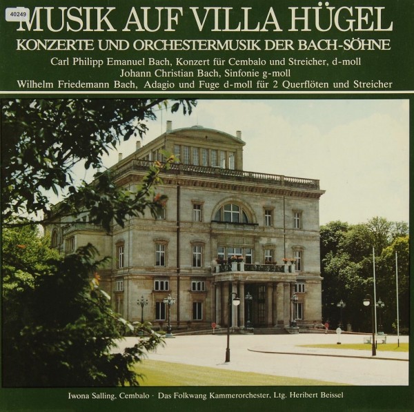 Bach, C.P.E. &amp; J.C. &amp; W.F.: Musik auf Villa Hügel (Musik der Bach-Söhne)