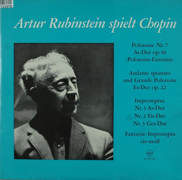 Arthur Rubinstein, Frédéric Chopin: Artuhr Rubinstein Spielt Chopin