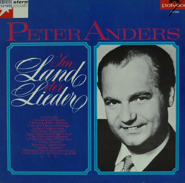 Peter Anders: Im Land Der Lieder