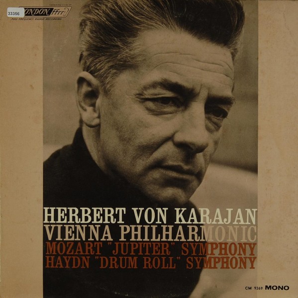 Karajan: Mozart´s Jupiter Symph. / Haydn`s Drum Roll Symph.