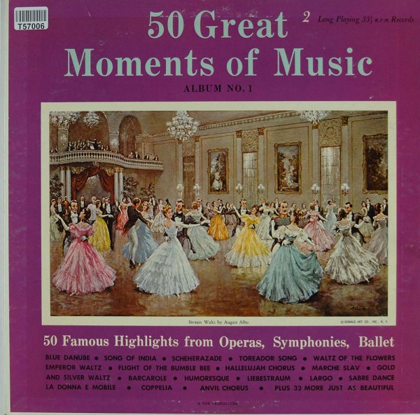 Unknown Artist: 50 Great Moments Of Music (Album No. 1)