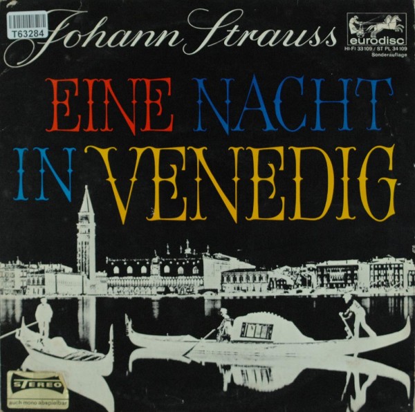 Johann Strauss Jr., Berliner Symphoniker, Werner Schmidt-Boelcke: Eine Nacht In Venedig