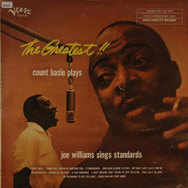 Basie, Count / Williams, Joe: The Greatest! C. B. plays - Joe Williams sings