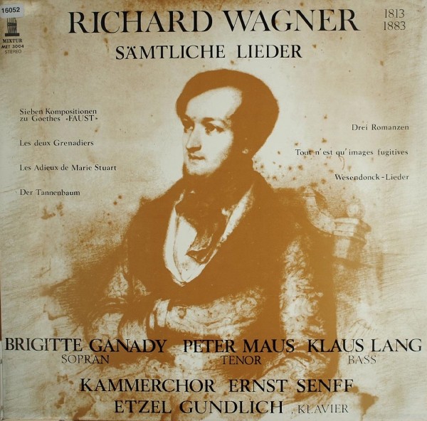 Wagner: Sämtliche Lieder