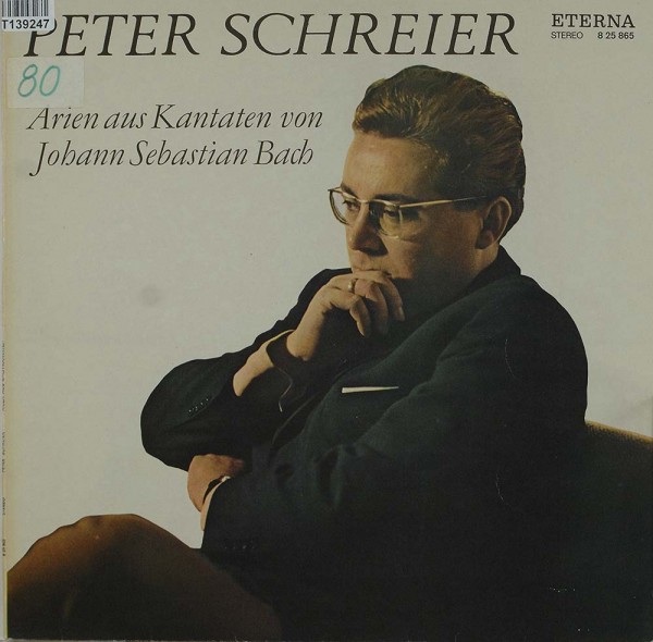 Peter Schreier: Arien Aus Kantaten Von Johann Sebastian Bach