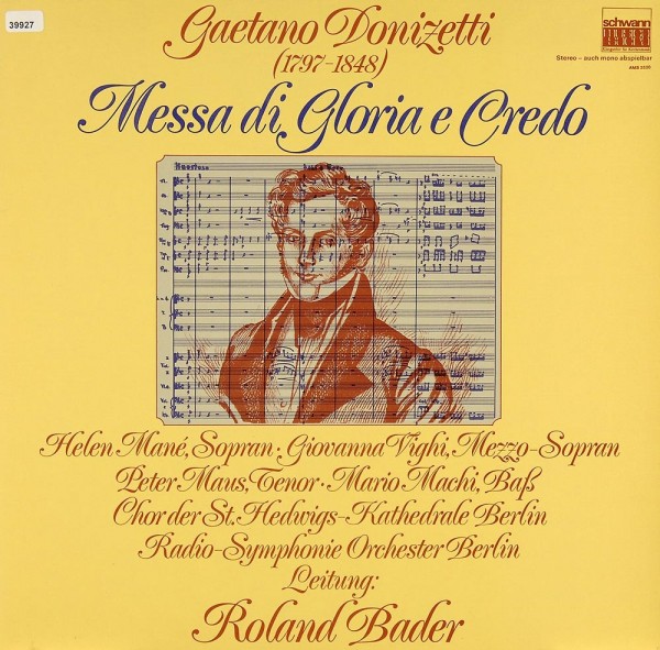 Donizetti: Messa di Gloria e Credo