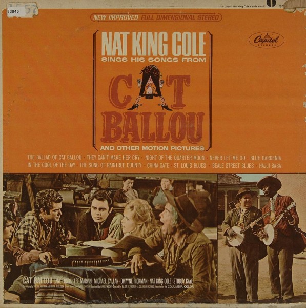Cole, Nat King: Songs from &amp;quot;Cat Ballou&amp;quot; a.o. Motion Pictures