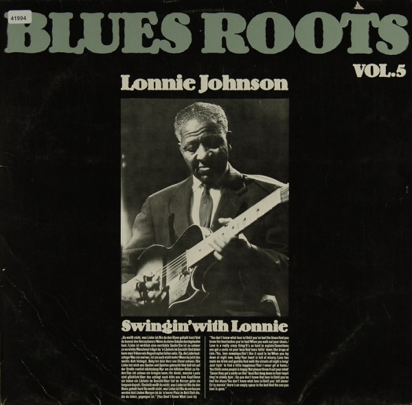 Johnson, Lonnie: Blues Roots Vol. 5 - Swinging With Lonnie