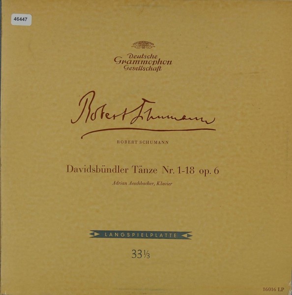Schumann: Davidsbündler Tänze Nr. 1-18