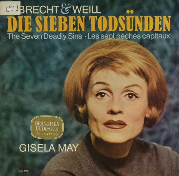 Weill / Brecht: Die sieben Todsünden (mit Gisela May)