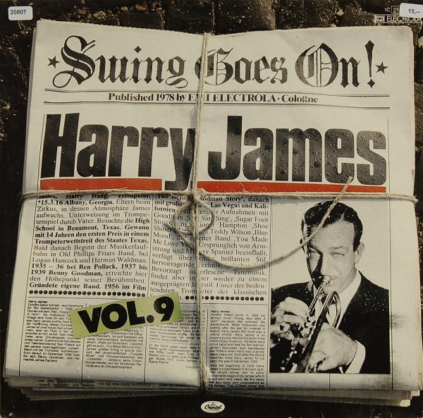 James, Harry: Swing Goes On Vol.9