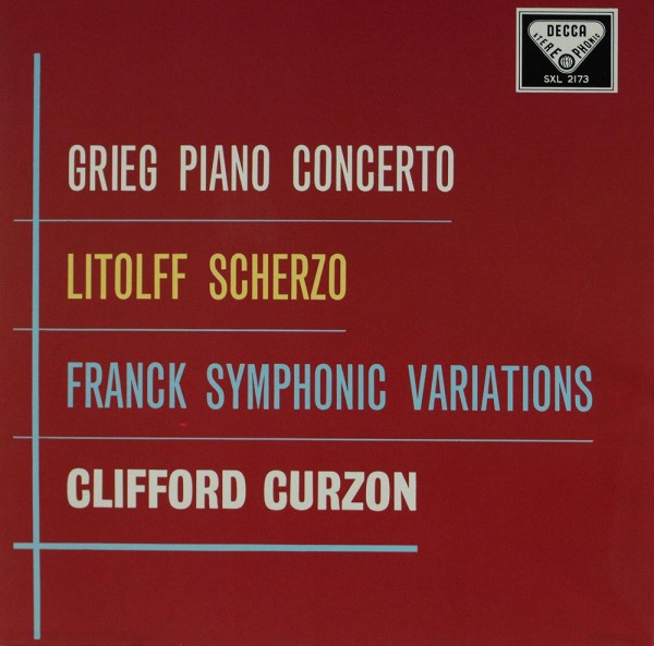 Edvard Grieg, Henry Litolff, César Franck, : Piano Concerto / Scherzo / Symphonic Variations