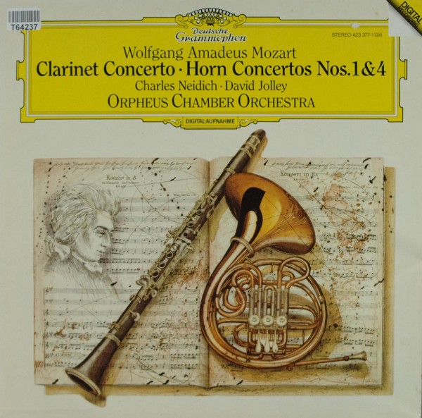 Wolfgang Amadeus Mozart, Orpheus Chamber Or: Clarinet Concerto - Horns Concertos Nos. 1 &amp; 4
