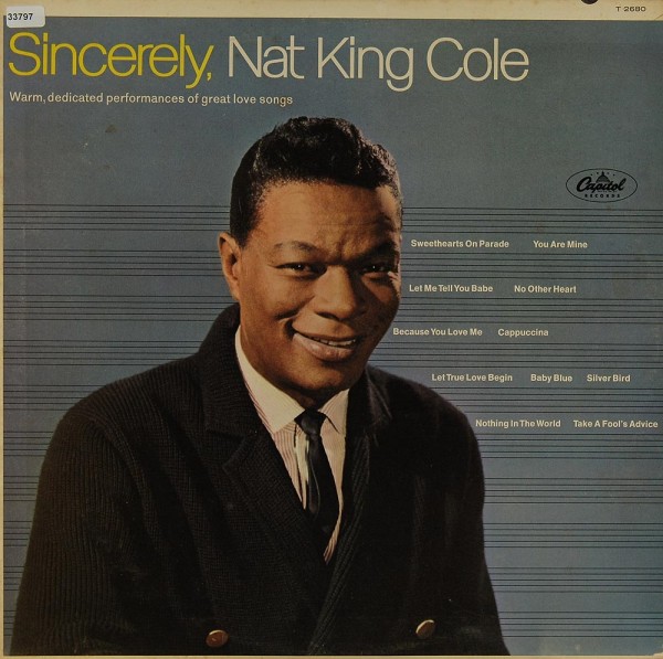 Cole, Nat King: Sincerely, Nat King Cole