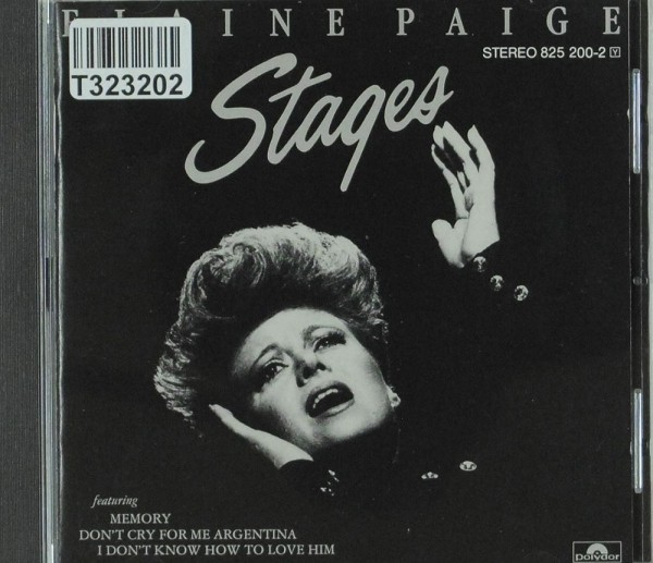 Elaine Paige: Stages