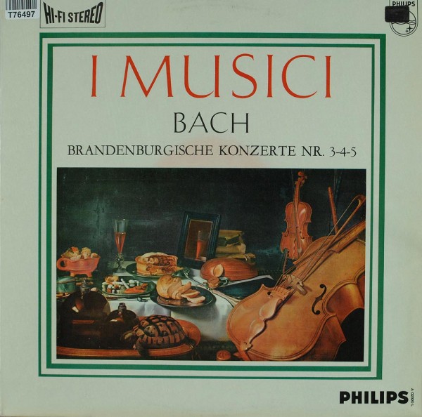 I Musici, Johann Sebastian Bach: Brandenburgische Konzerte NR. 3-4-5