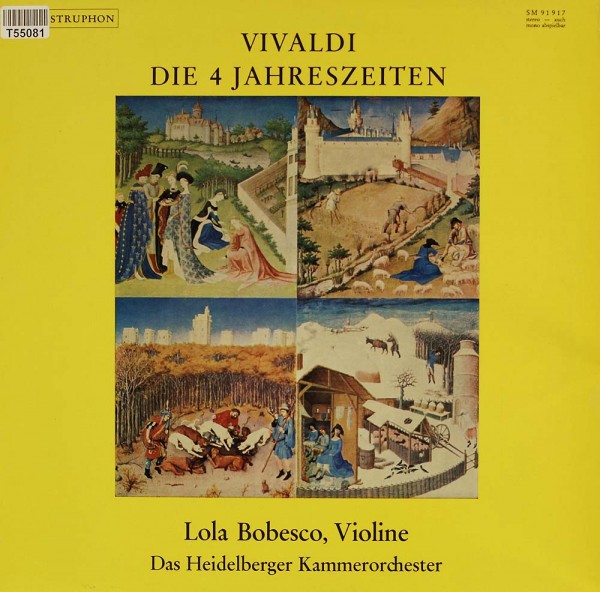 Antonio Vivaldi - Lola Bobescu, Heidelberger Kammerorchester: Die 4 Jahreszeiten