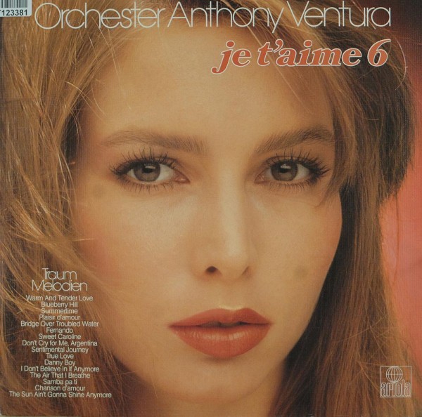 Orchester Anthony Ventura: Je T&#039;aime 6