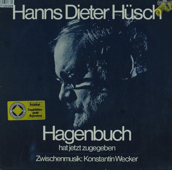 Hanns Dieter Hüsch: Hagenbuch Hat Jetzt Zugegeben