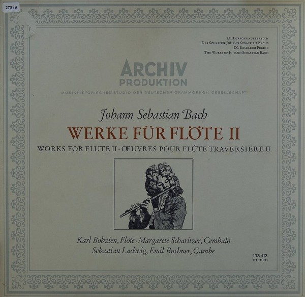 Bach: Werke für Flöte II