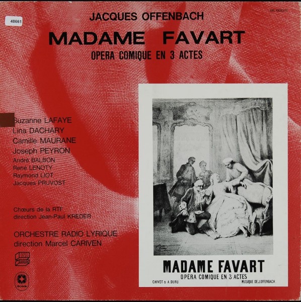 Offenbach: Madame Favart