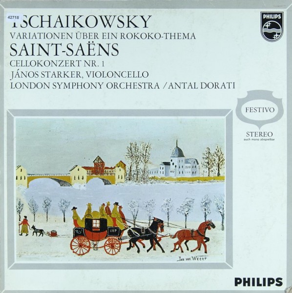 Tschaikowsky / Saint-Saens: Variationen über ein Rokoko-Thema / Cellokonzert