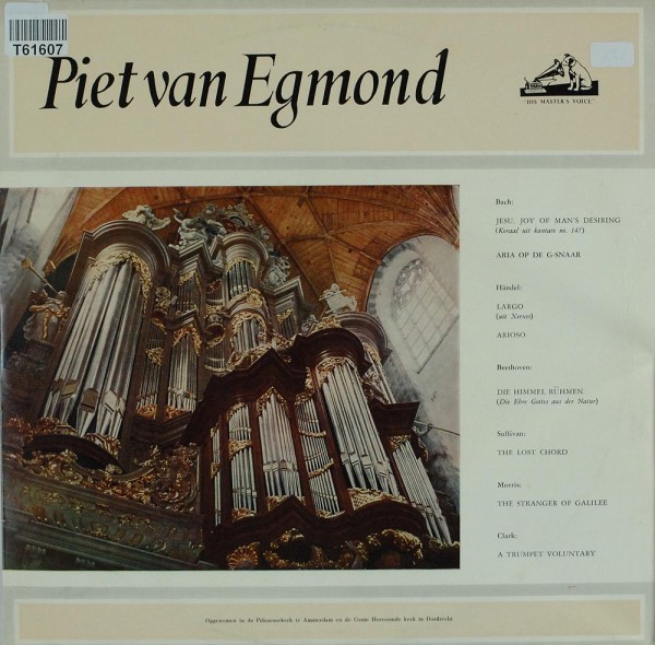 Piet Van Egmond: Jesu, Joy Of Man&#039;s Desiring