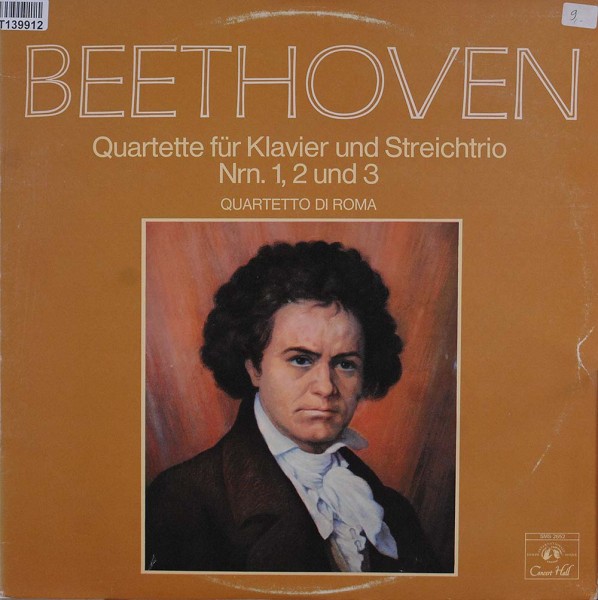 Ludwig van Beethoven: Quartette für Klavier und Streichertrio Nrn. 1,2 und 3