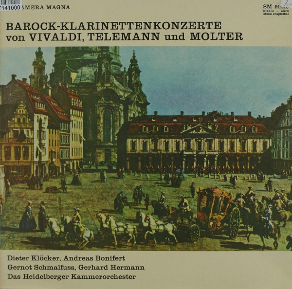 Antonio Vivaldi: Barock-Klarinettenkonzerte von Vivaldi, Telemann und Mol