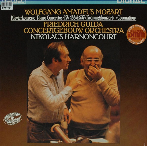 Wolfgang Amadeus Mozart / Friedrich Gulda -: Klavierkonzerte · Piano Concertos · KV 488 &amp; 537 &quot;Krönu