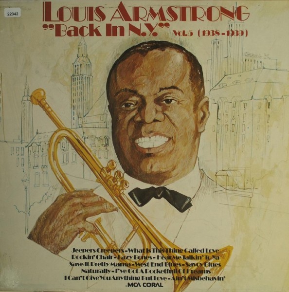 Armstrong, Louis: Back in N.Y. Vol. 5 (1938-1939)